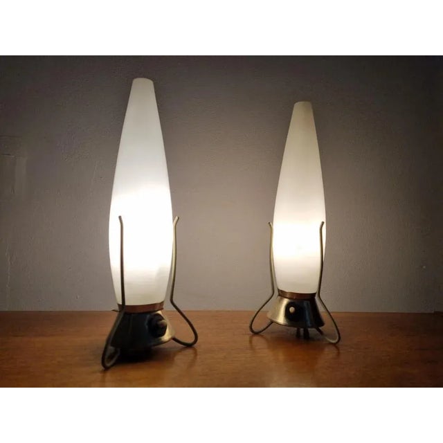 Mid-Century Zukov Rocket Table Lamps, 1960s, Set of 2 For Sale - Image 9 of 15