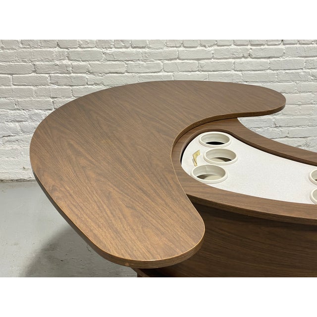 Atomic Mid Century Modern "Grand Server" Boomerang Bar Cabinet – Articulating Top, Limited Edition For Sale - Image 17 of 18