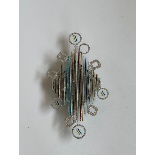 Large Wall Lamp by Albano Poli for Poliarte, 1960s, in Very Good conditions. Designed 1960 to 1969 I have official proof...
