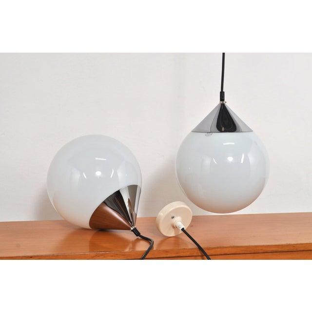 Vintage lamps from a Dutch monastery These vintage 1930s lamps with chrome-plated "hats" are beautiful and provide...