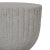 Contemporary Cove Cement Round Outdoor Side Table For Sale - Image 3 of 4