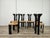 Vintage Chairs in Black Lacquered Wood by Pierre Cardin for Roche Bobois, 1970, Set of 6 For Sale - Image 4 of 18