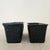 Glass Vintage Black Amethyst Cachepot Jardinieres, a Pair For Sale - Image 7 of 12