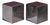 Paul Evans Cityscape Mid Century Gunmetal Cube Side End Tables - Pair For Sale