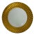 l'Objet Aegean Gold Sculpted Service Plate For Sale