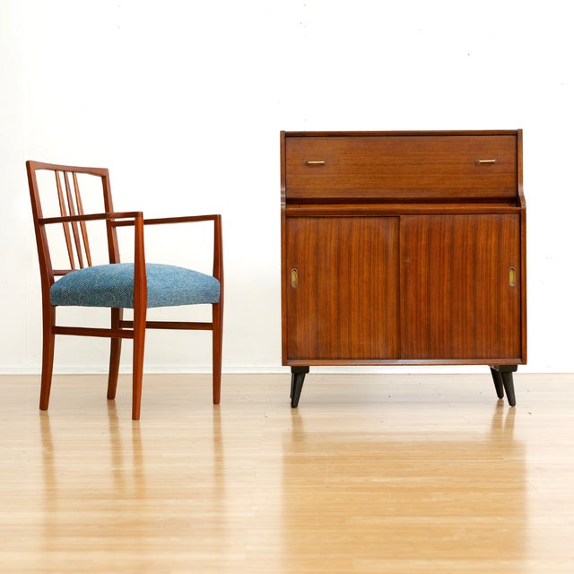 1960s Mid Century Secretary Desk For Sale In Los Angeles - Image 6 of 10
