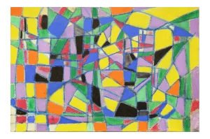Bright Mosaic - Oil Painting 2019 by Giorgio Lo Fermo 2019