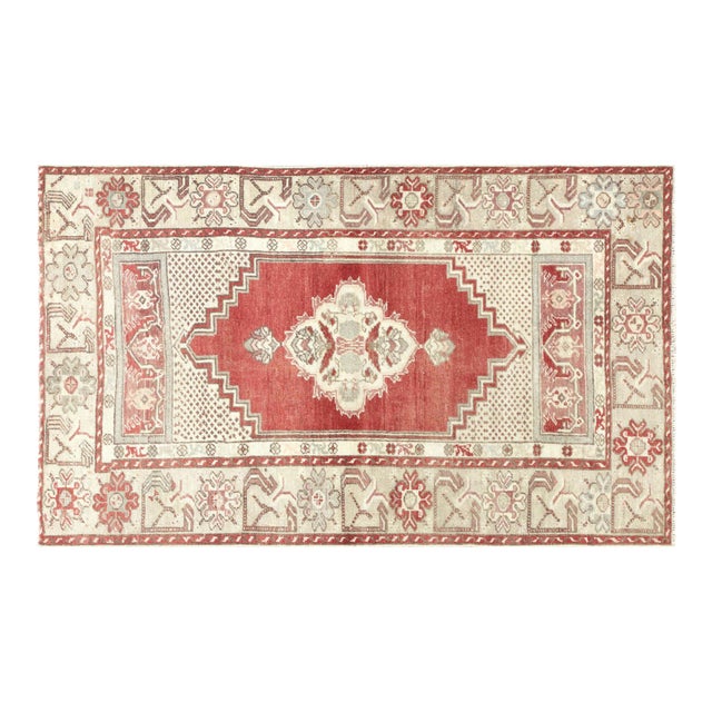 1960s Turkish Oushak Rug For Sale