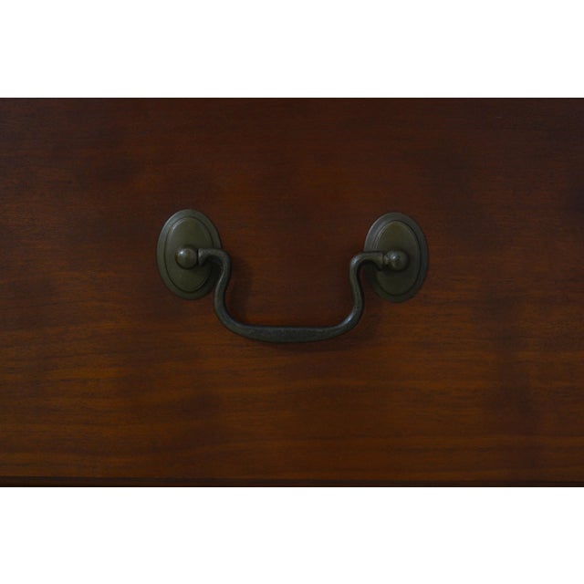 Eldred Wheeler Cherry 2 Piece Armoire Linen Press For Sale - Image 10 of 18