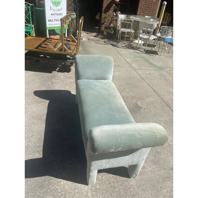 Gorgeous teal like bench. Perfect to accent your bedroom or any other room in the home. Please check out my other listings.