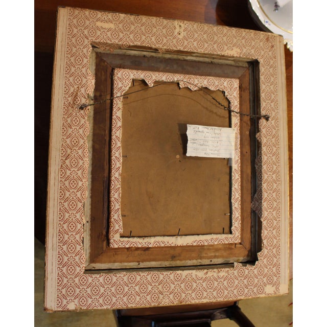 Early 20th Century C. 1900-1920 Oil Painting on Cardboard Board by Thomas Riss of a "Weathered Old Man" For Sale - Image 5 of 6