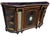 Antique French Ebonized Credenza Side Cabinet W Sevres Plaque.