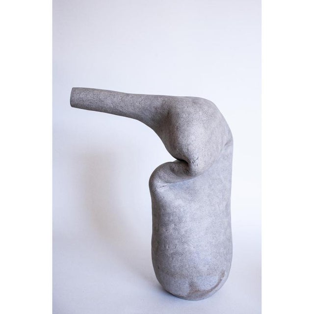 Brown Under the Bench Decorative Ceramic Vase by Lillian Tørlen For Sale - Image 8 of 10