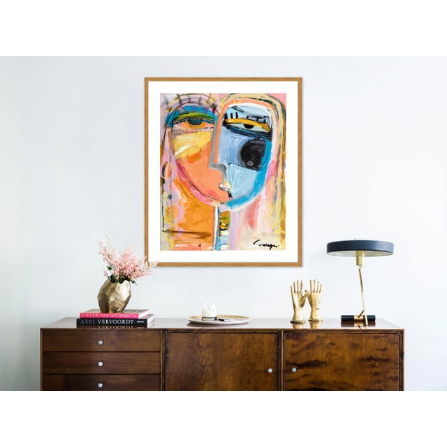 Contemporary Rosalita by Lesley Grainger in Gold Frame, Medium Art Print For Sale - Image 3 of 4