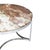Circular Onyx Coffee Table with Steel Frame, Italy, 1990 For Sale - Image 4 of 9
