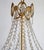 1970s Brass and Lead Crystal 4-Light Chandelier from Weinfurtner, 1970s For Sale - Image 5 of 14