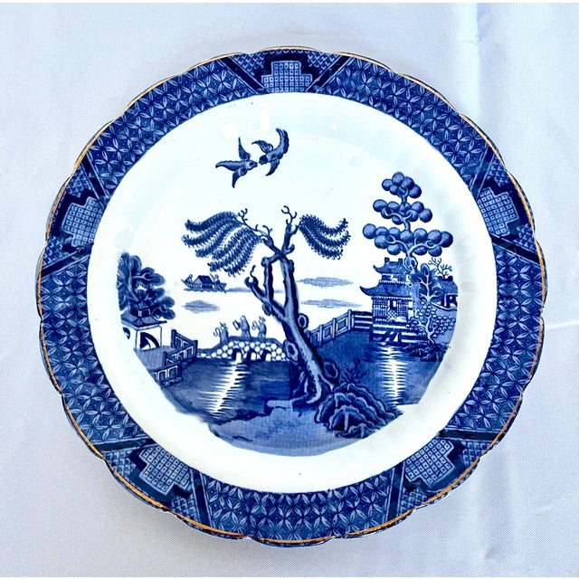 Bring timeless British craftsmanship to your tablescape or gallery wall with this vintage Booths earthenware plate in the...