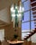 Contemporary Luxury Italian Green "Swords" Murano Glass Cascade by Simoeng For Sale - Image 4 of 7
