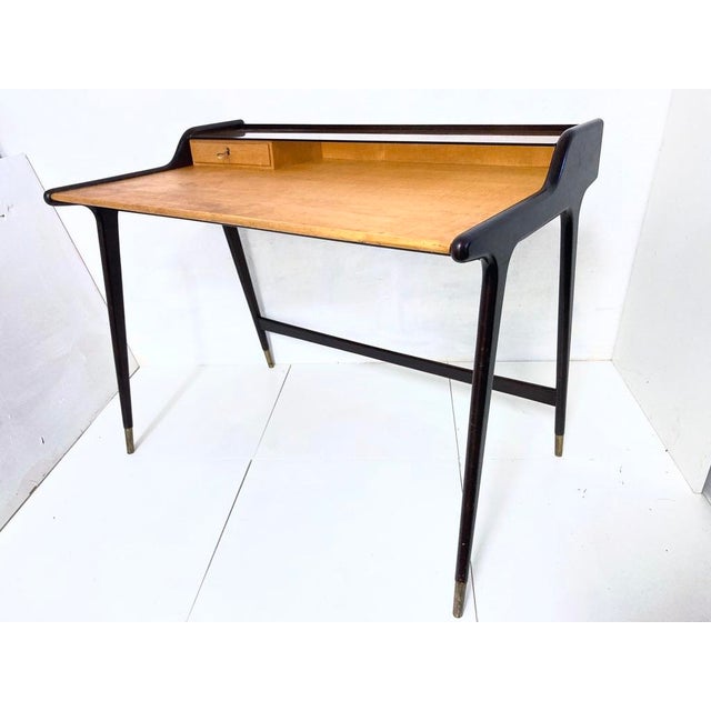 Small Ladies Writing Desk attributed to Reinhold Stotz, 1950s For Sale - Image 18 of 18