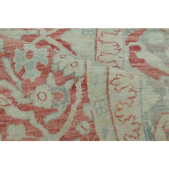 Antique Persian Tabriz Rug With Floral Patterns in Red and Blue Tones - Rug & Kilim For Sale In New York - Image 6 of 7