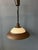 Mid-Century Space Age Brown and Beige Pendant Lamp from Dijkstra For Sale - Image 6 of 11
