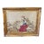 Antique Victorian Ornate Gilt Framed Scenic Landscape Needlework With People For Sale