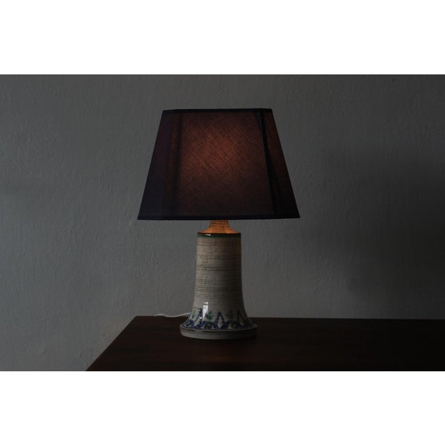 Vintage Ceramic Table Lamp from Søholm, Denmark, 1960s For Sale - Image 6 of 7
