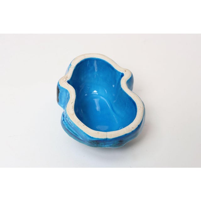 Vintage Italian Rimini Blu Ceramic Frog by Aldo Londi for Bitossi For Sale - Image 12 of 16