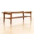 Mid Century Floating Glass and Teak Coffee Table With Magazine Rack For Sale - Image 4 of 10