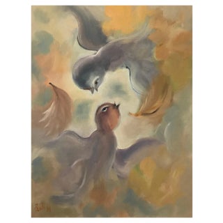 Gilbert Pauli, Courtship Ritual, 1991, Canvas Painting For Sale