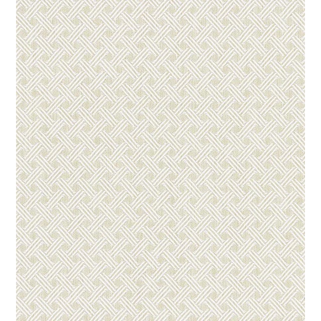 Sample - The House of Scalamandré Candelaria Fabric, White Sand For Sale