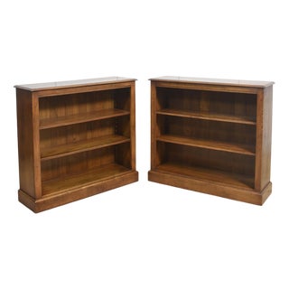 Oak Open Bookcases, 1890s, Set of 2 For Sale