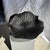 Blackened Teak Bowl in the Shape of a Leaf or Flower, 1980s For Sale - Image 4 of 11