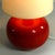 Small Vintage Red Glazed Ceramic Table Lamp, 1980s For Sale - Image 6 of 7