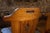 Brown Sculptural Pine Dining Chairs with Keyhole Backs, 1970s, Set of 4 For Sale - Image 8 of 14