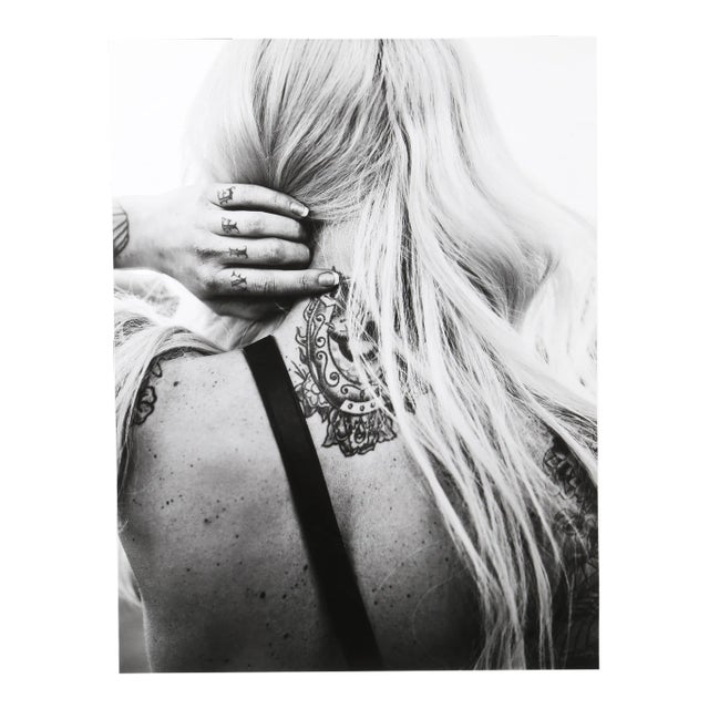 Warwick Saint, Neck Tattoo, Photograph For Sale