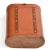 Vintage Hinged Wooden Wine Bottle Storage Case Holder Caddy for 2 Bottles For Sale - Image 10 of 12
