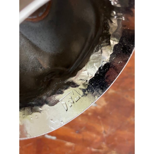 Thomas Roy Markusen Brutalist Nickel Plated Vases, Set of 3, 1970s For Sale - Image 11 of 12