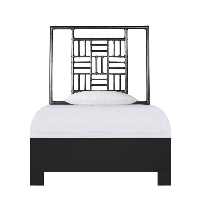 Finn Platform Bed Twin Extra Long - Black For Sale - Image 12 of 12