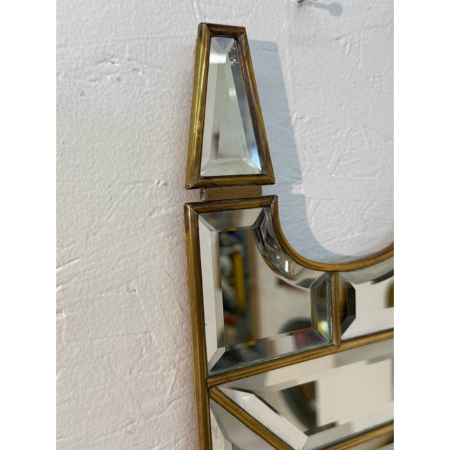 Vintage Venetian-Style Mirror 1950s For Sale - Image 4 of 9