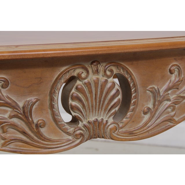 Ethan Allen Legacy French Provincial Console Table For Sale - Image 9 of 14