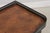 Theodore Alexander 2 Tier Leather Wrapped Console Table For Sale - Image 11 of 16