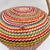 Vintage Rainbow Seagrass Woven Basket: Extra Large Storage, Snake Charmer Basket For Sale - Image 4 of 12