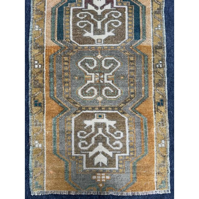 Contemporary Turkish Yastik Rug 1'9" x 3' For Sale - Image 3 of 5