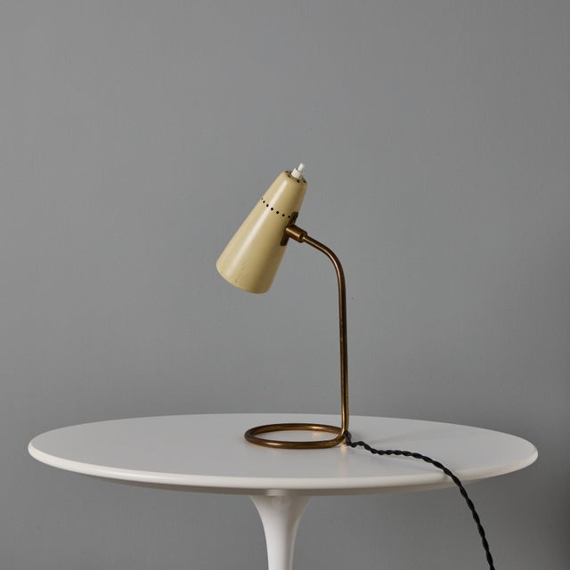 1950s Stilnovo Table Lamp With Original Yellow Label For Sale - Image 16 of 18