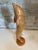 Vintage Large Golden Hardwood Hand Carved Dolphin Statue For Sale - Image 4 of 12