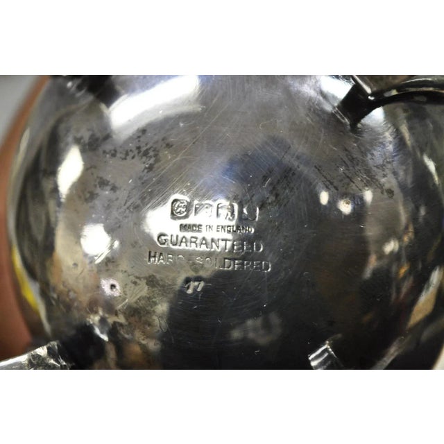 Vintage English Sheffield Victorian Silver Plated Small Coffee Tea Pot Creamer For Sale - Image 10 of 11