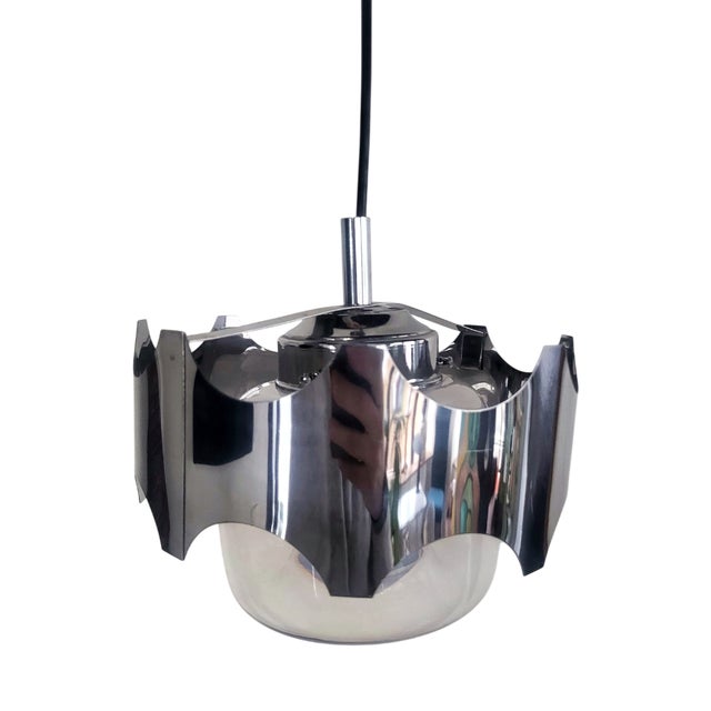 Vintage Italian Pendant Light, 1970s For Sale