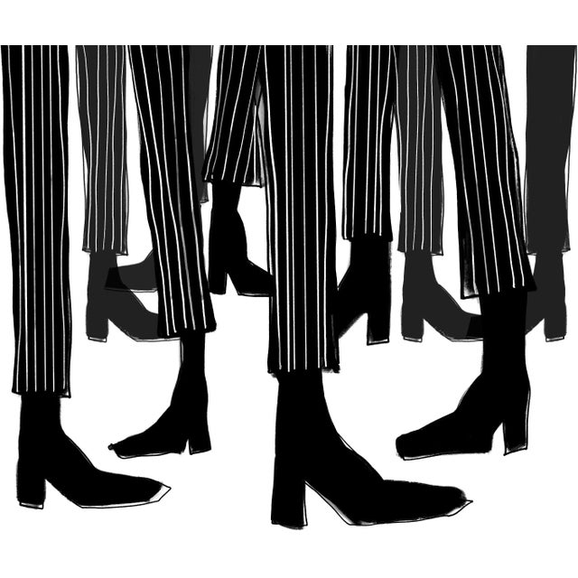 Oh Lala Legs Print by Annie Naranian For Sale