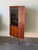 Brown Mid Century Danish Rosewood Corner Cabinet – Vintage Scandinavian Display Cabinet 1960s For Sale - Image 8 of 10